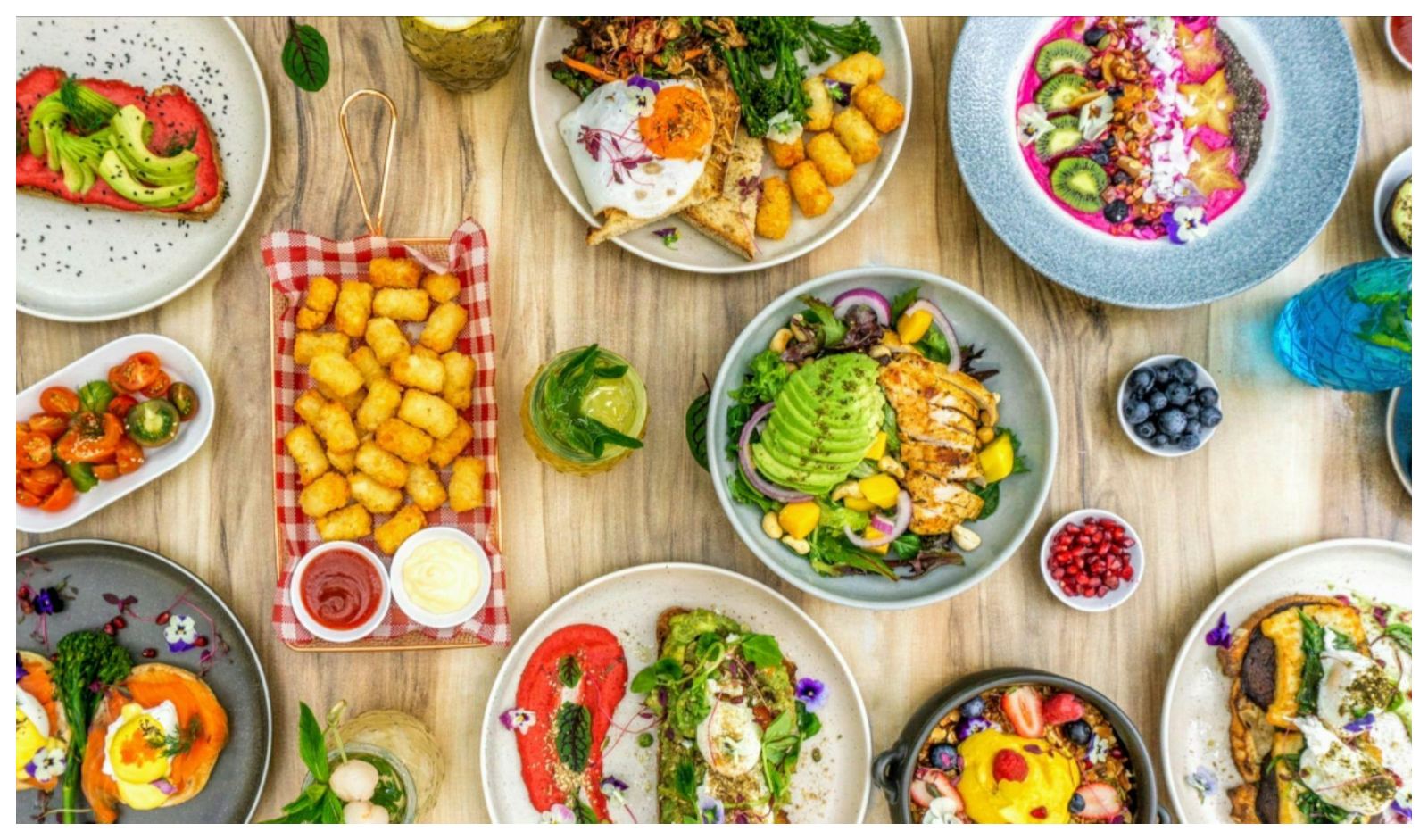 Seasonal and organic menu